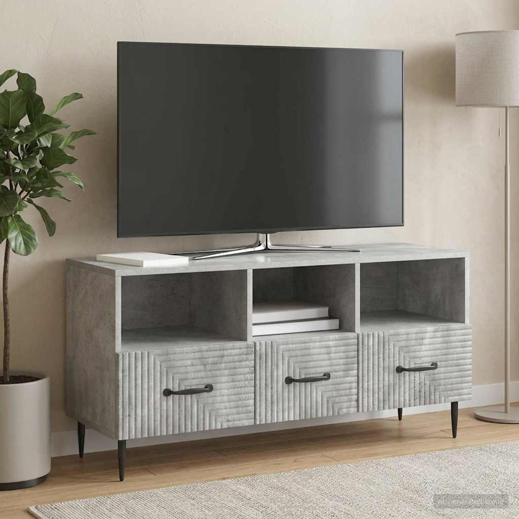 vidaXL Szafka pod telewizor Betonowy szary 102 x 34,5 x 50 cm