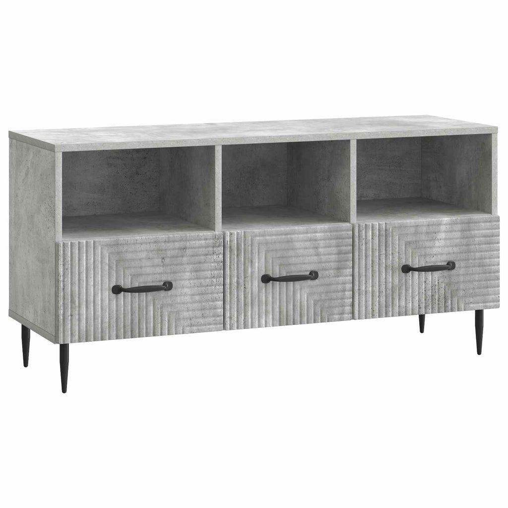 vidaXL Szafka pod telewizor Betonowy szary 102 x 34,5 x 50 cm