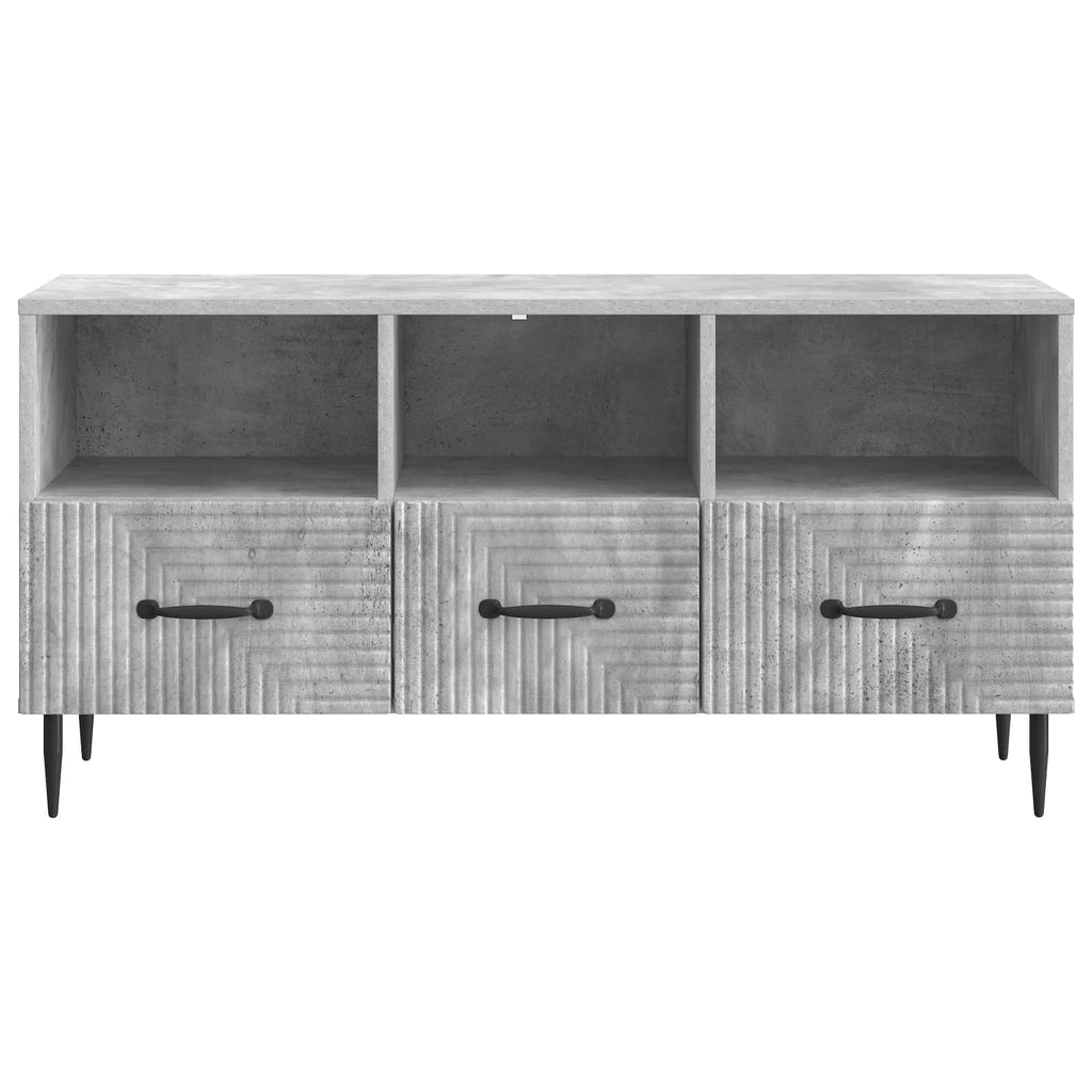 vidaXL Szafka pod telewizor Betonowy szary 102 x 34,5 x 50 cm