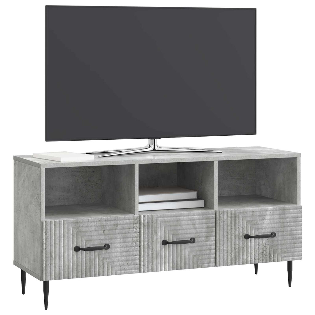 vidaXL Szafka pod telewizor Betonowy szary 102 x 34,5 x 50 cm