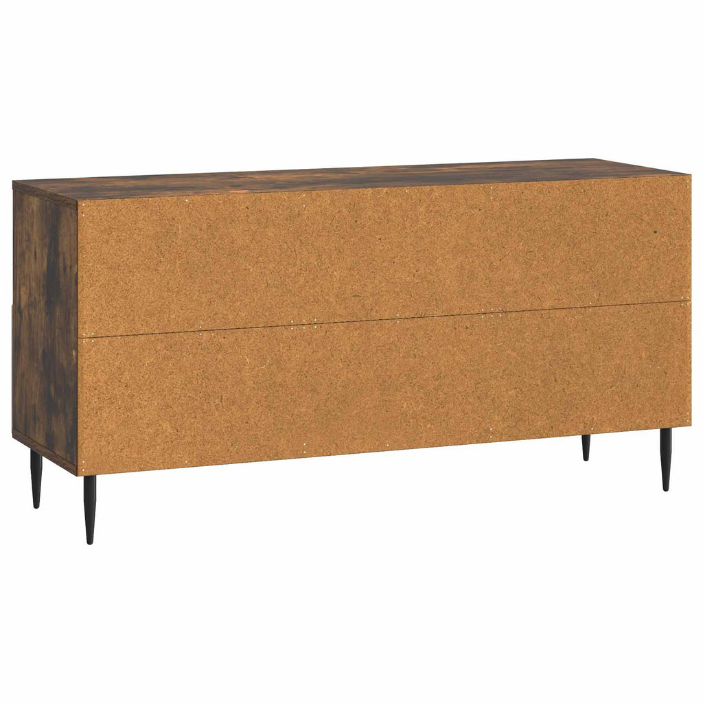 vidaXL Szafka pod telewizor z szufladą Dąb wędzony 102 x 34,5 x 50 cm