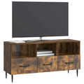 vidaXL Szafka pod telewizor z szufladą Dąb wędzony 102 x 34,5 x 50 cm