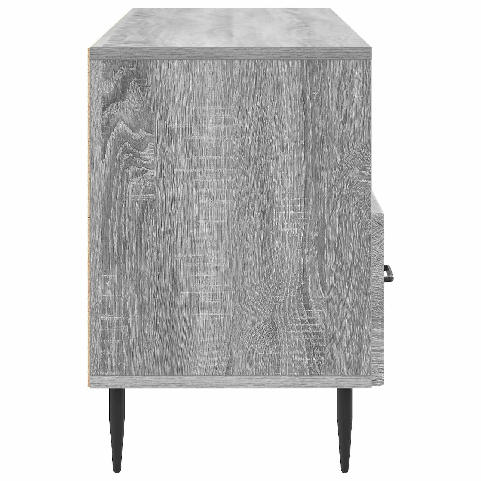 vidaXL Szafka pod telewizor z szufladą Szary Sonoma 102 x 34,5 x 50 cm