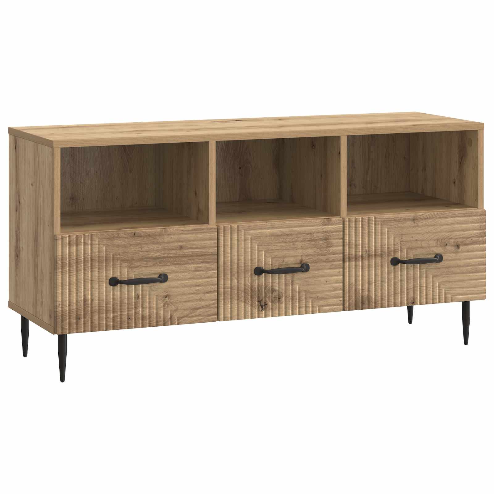 vidaXL Szafka pod telewizor z szufladą Dąb artisan 102 x 34,5 x 50 cm