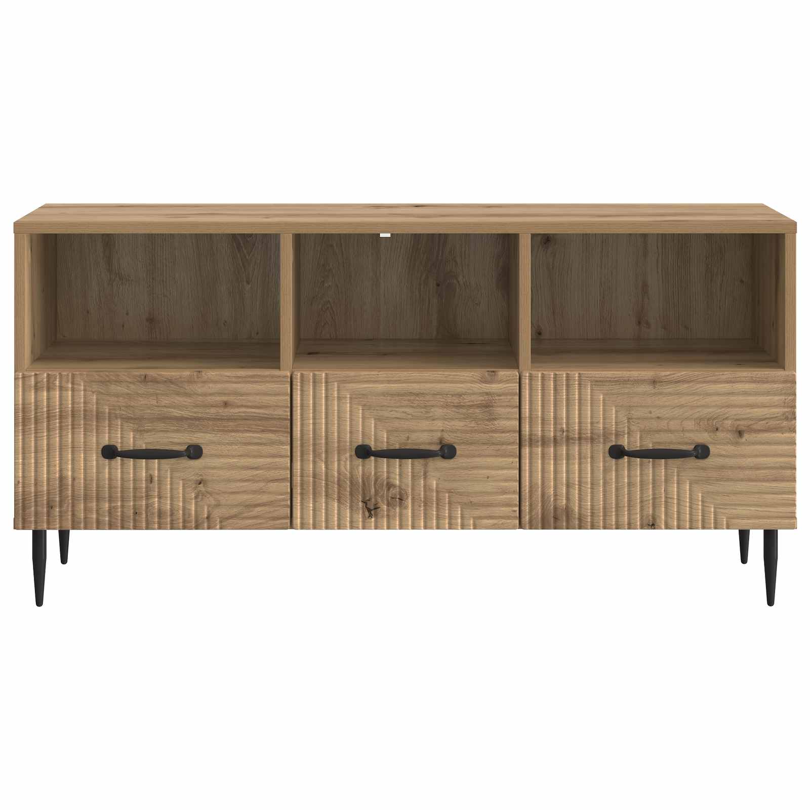 vidaXL Szafka pod telewizor z szufladą Dąb artisan 102 x 34,5 x 50 cm