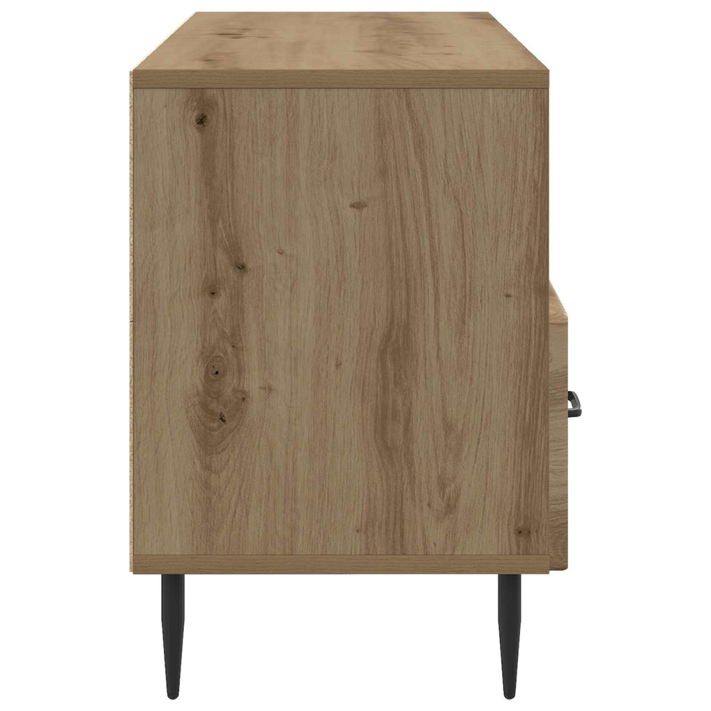 vidaXL Szafka pod telewizor z szufladą Dąb artisan 102 x 34,5 x 50 cm