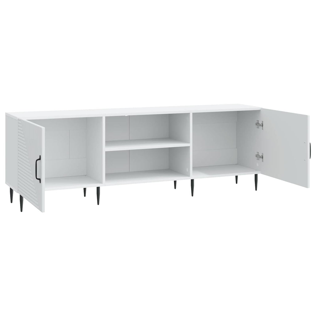vidaXL Szafka pod telewizor 150 x 31 x 50 cm Biały Drewno inżynieryjne