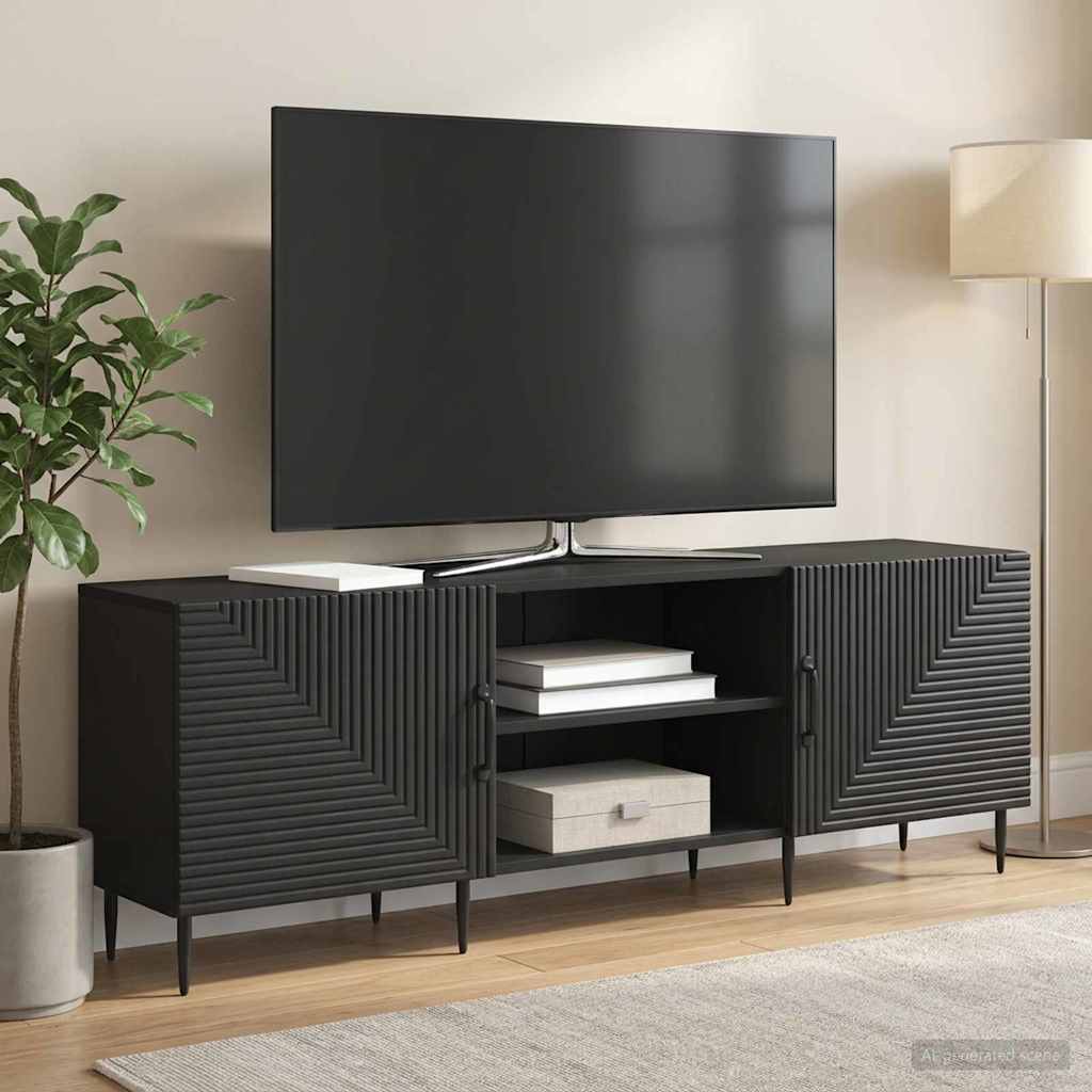 vidaXL Szafka pod telewizor Czarny 150 x 31 x 50 cm