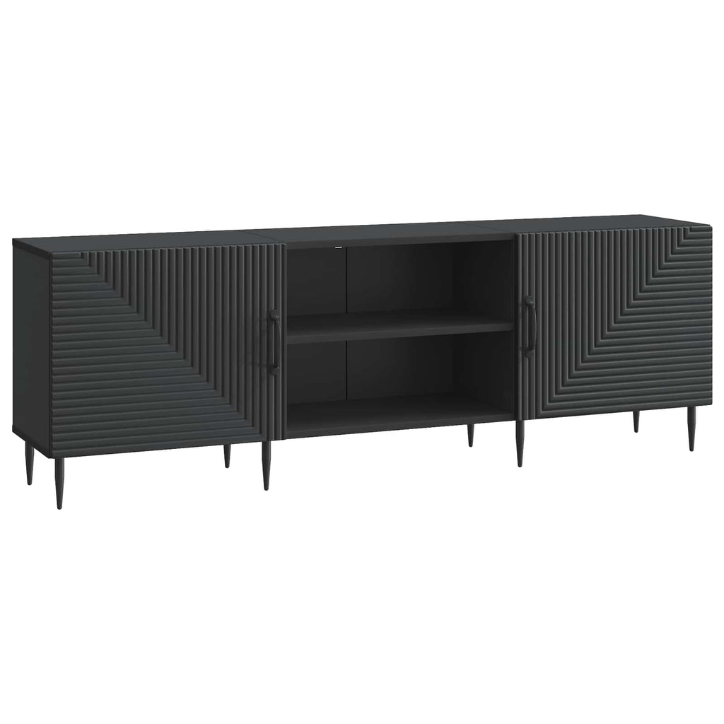 vidaXL Szafka pod telewizor Czarny 150 x 31 x 50 cm