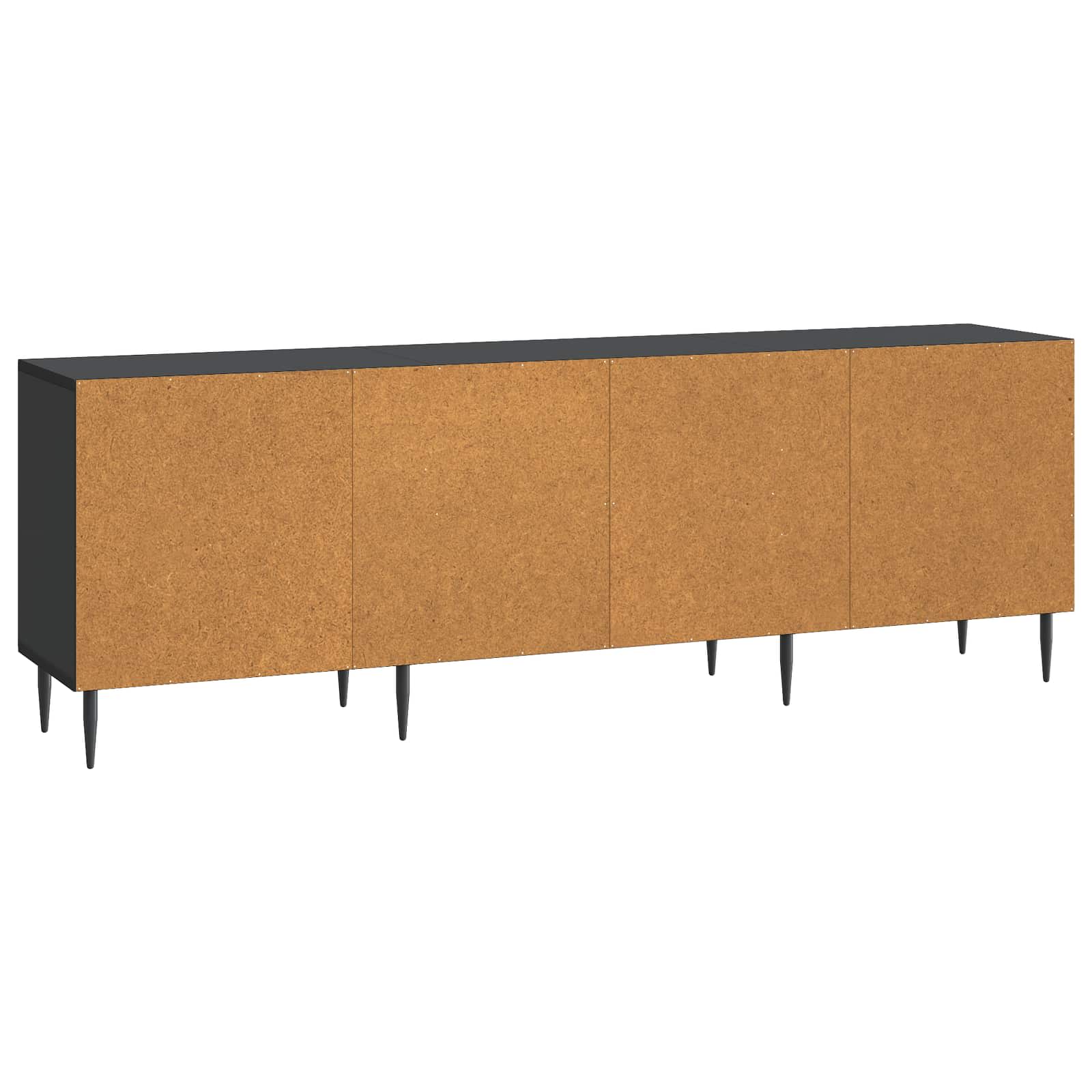 vidaXL Szafka pod telewizor Czarny 150 x 31 x 50 cm