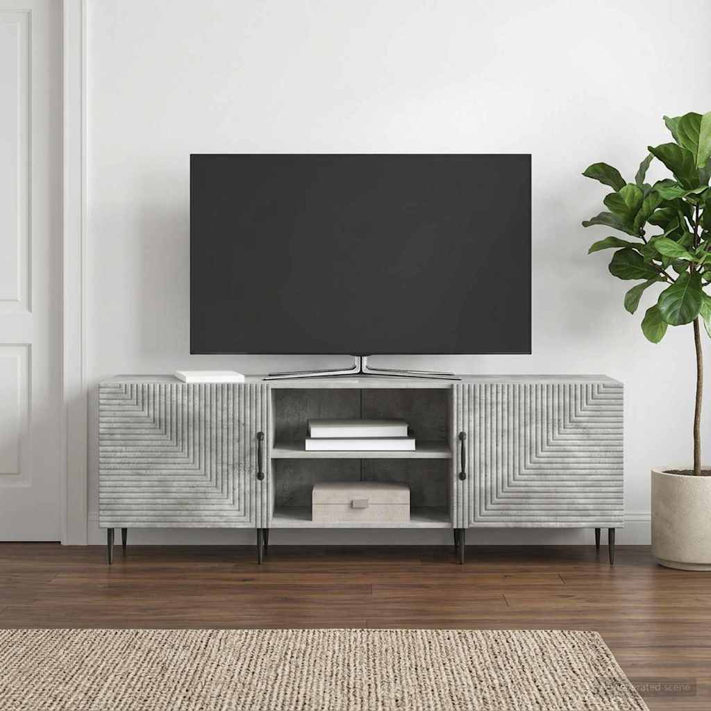 vidaXL Szafka pod telewizor Betonowy szary 150 x 31 x 50 cm