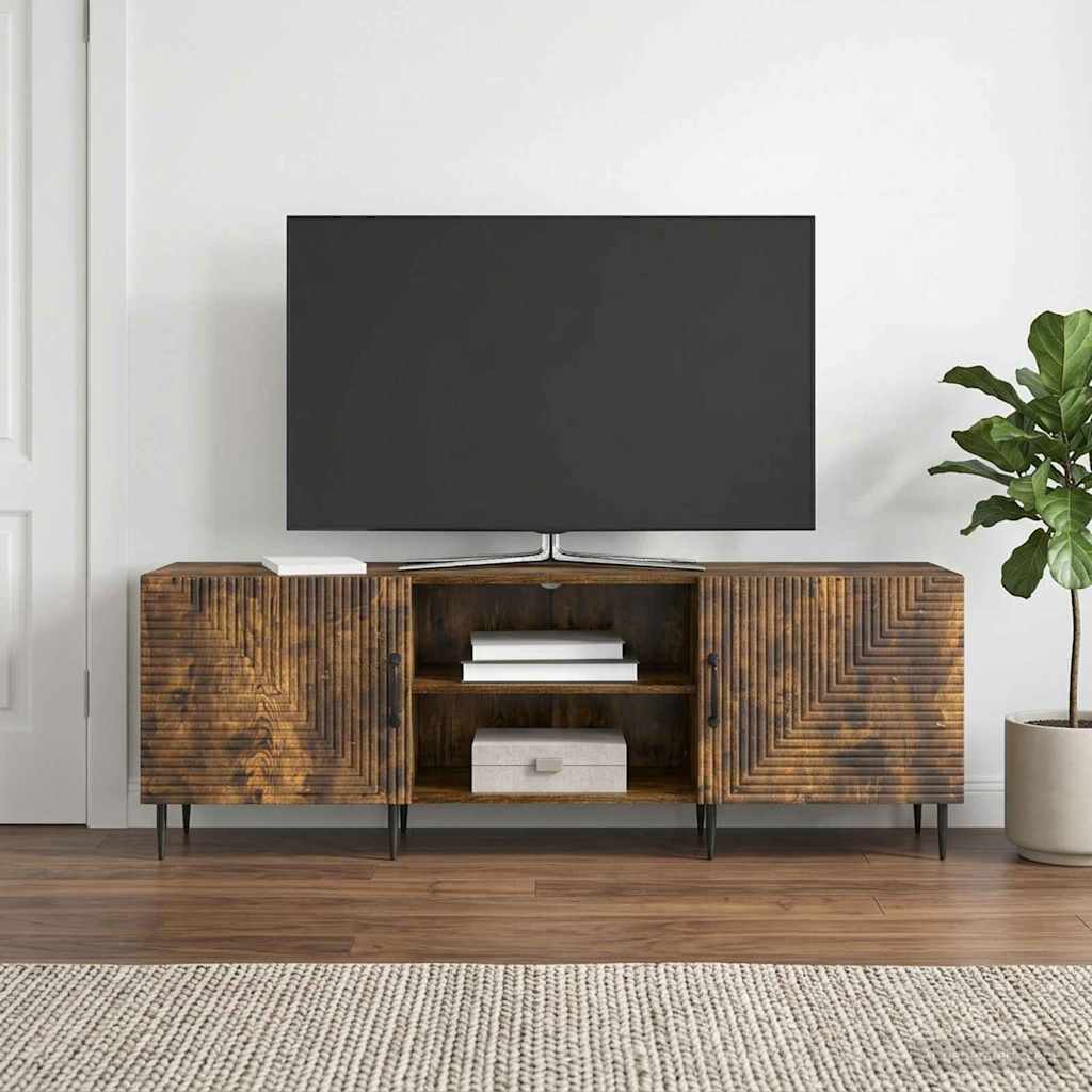 vidaXL Szafka pod telewizor Dąb wędzony 150 x 31 x 50 cm