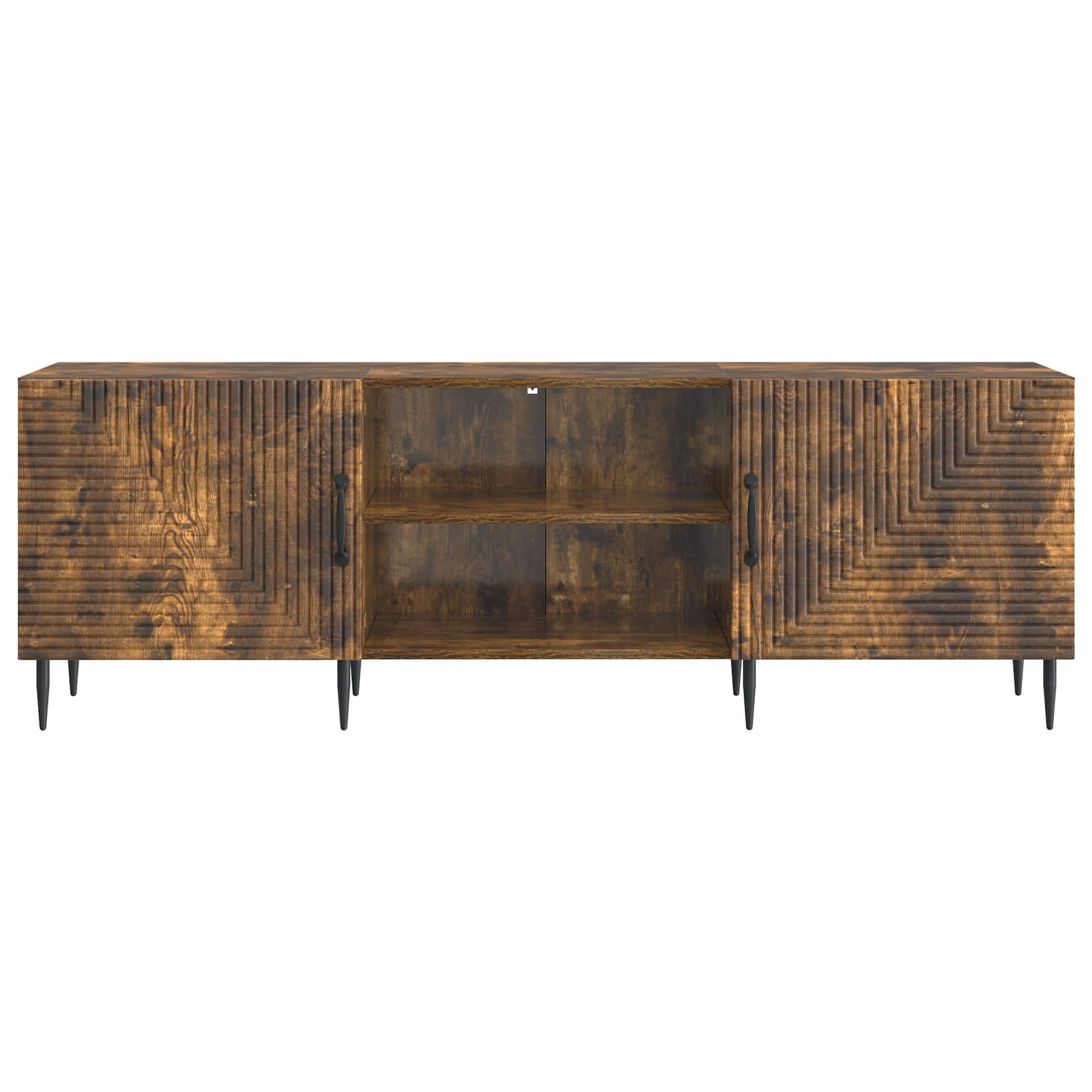 vidaXL Szafka pod telewizor Dąb wędzony 150 x 31 x 50 cm