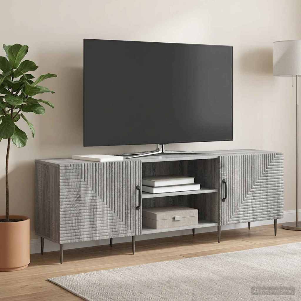 vidaXL Szafka pod telewizor Szary Sonoma 150 x 31 x 50 cm