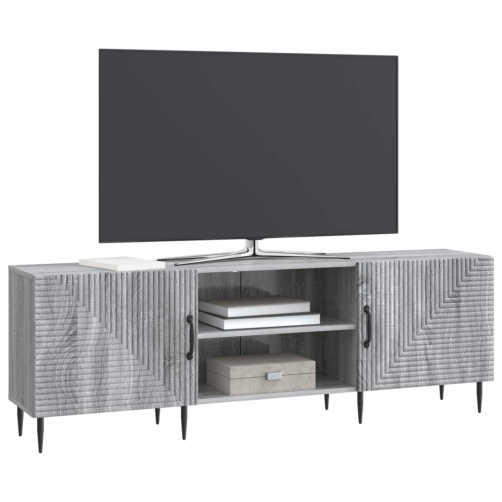vidaXL Szafka pod telewizor Szary Sonoma 150 x 31 x 50 cm