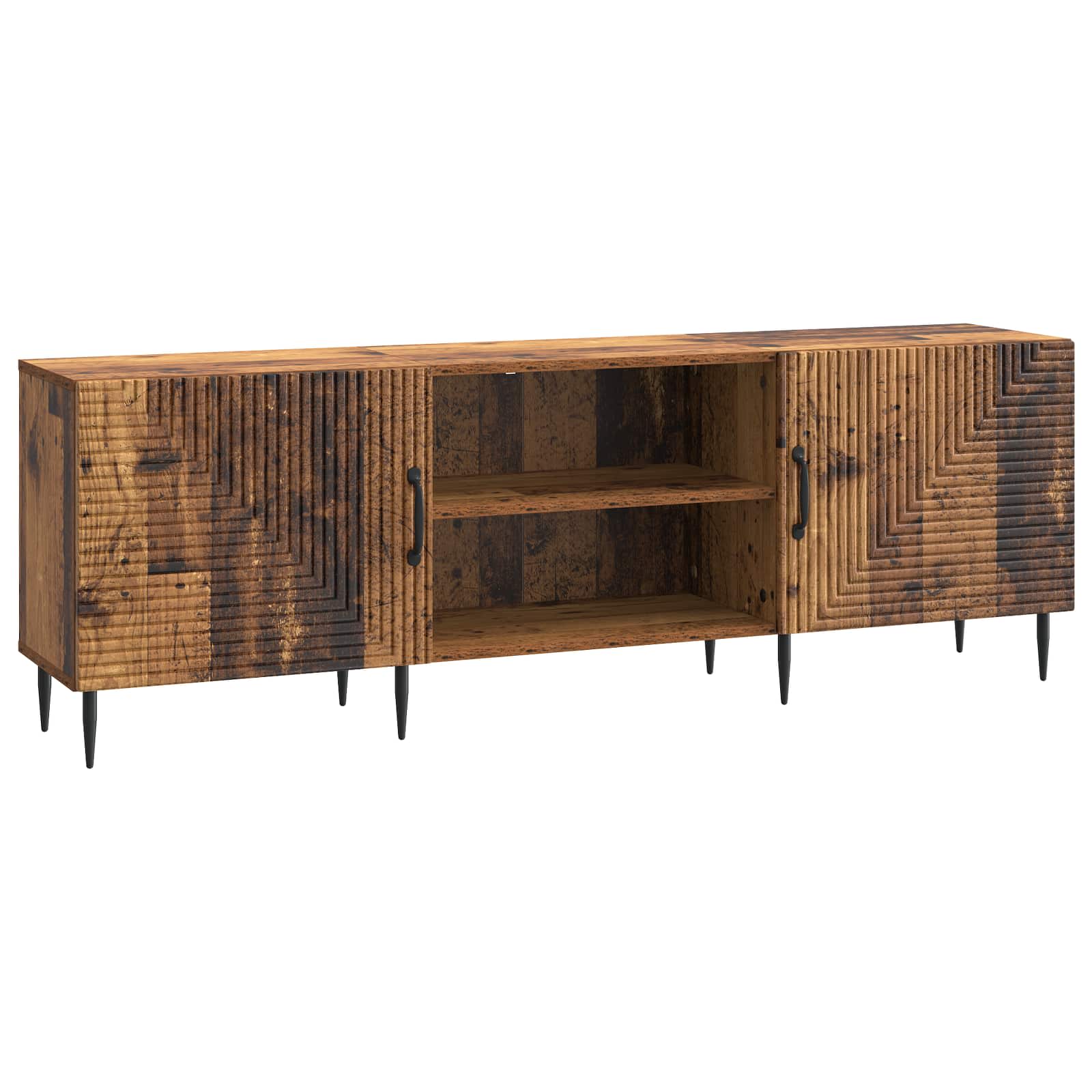 vidaXL Szafka pod telewizor Stare drewno 150 x 31 x 50 cm