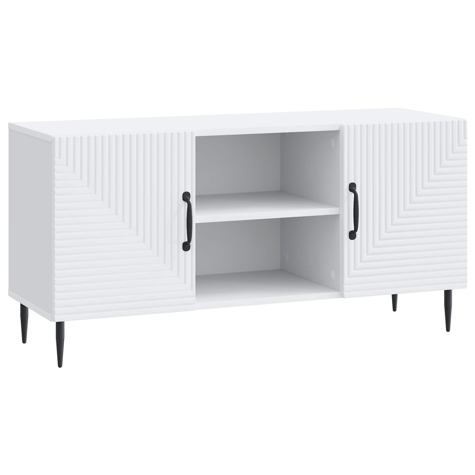 vidaXL Szafka pod telewizor Biały 102 x 34,5 x 50 cm