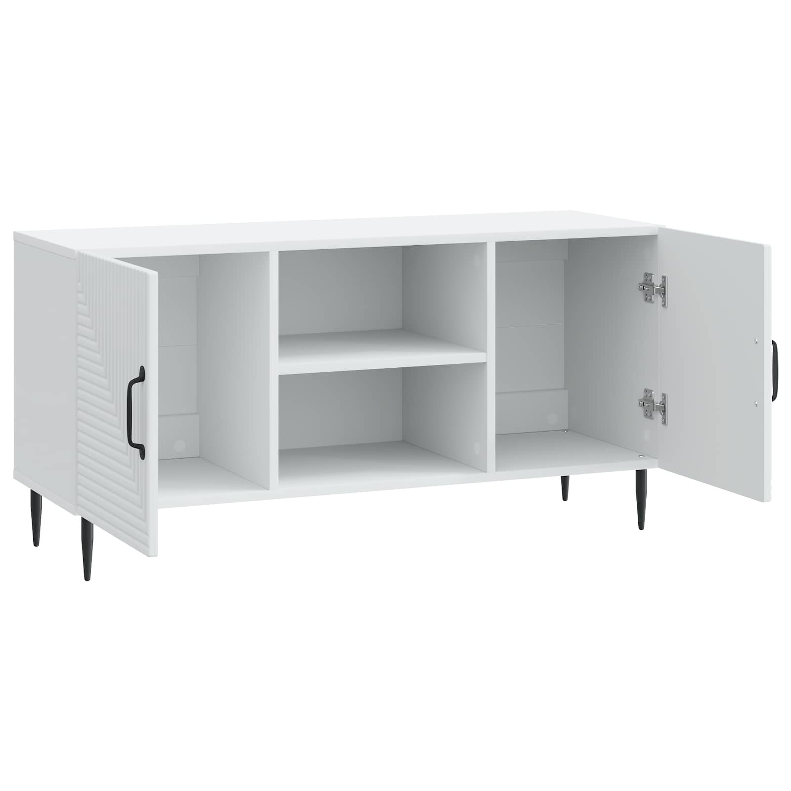 vidaXL Szafka pod telewizor Biały 102 x 34,5 x 50 cm