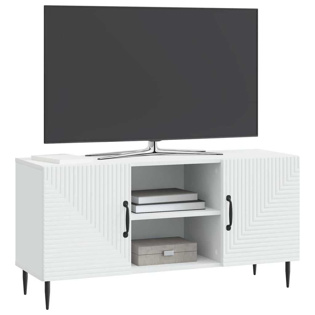 vidaXL Szafka pod telewizor Biały 102 x 34,5 x 50 cm