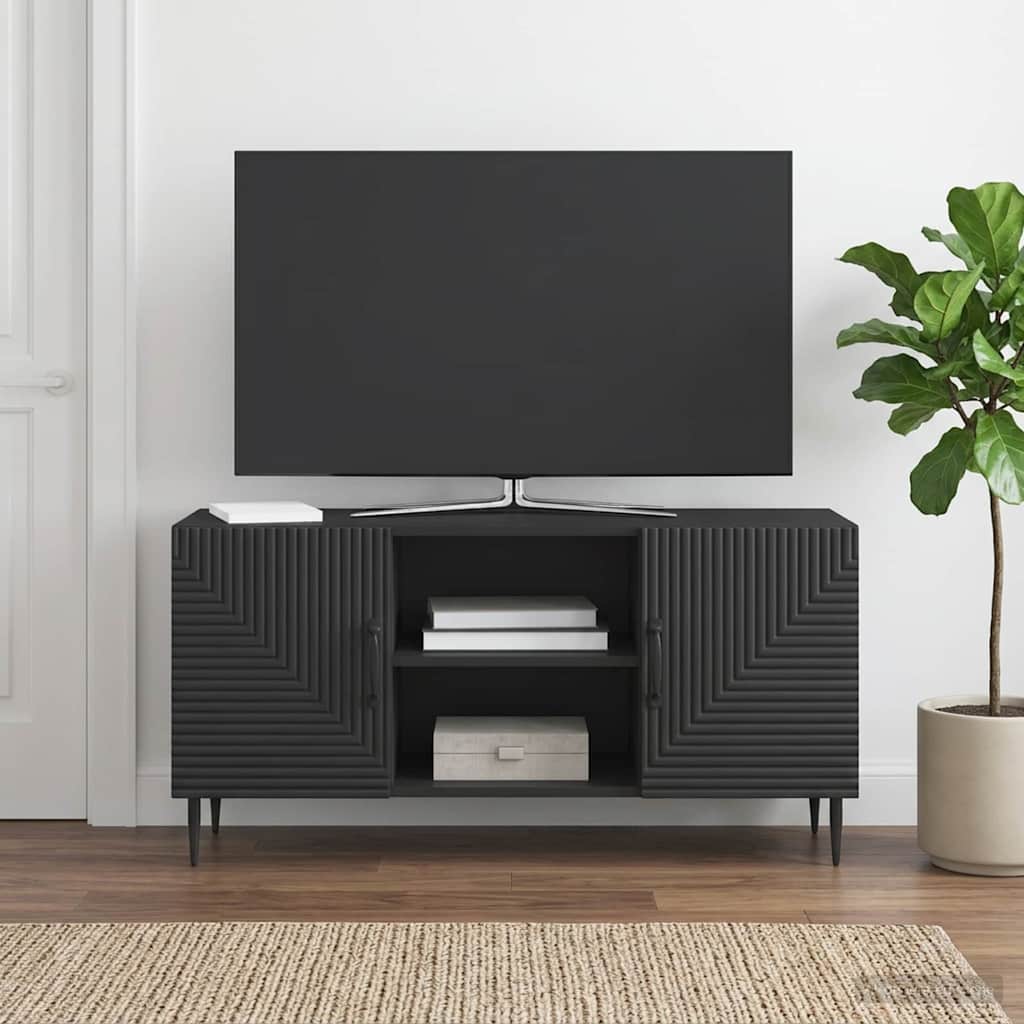 vidaXL Szafka pod telewizor Czarny 102 x 34,5 x 50 cm