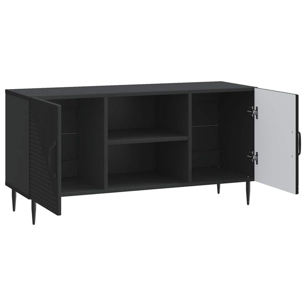 vidaXL Szafka pod telewizor Czarny 102 x 34,5 x 50 cm