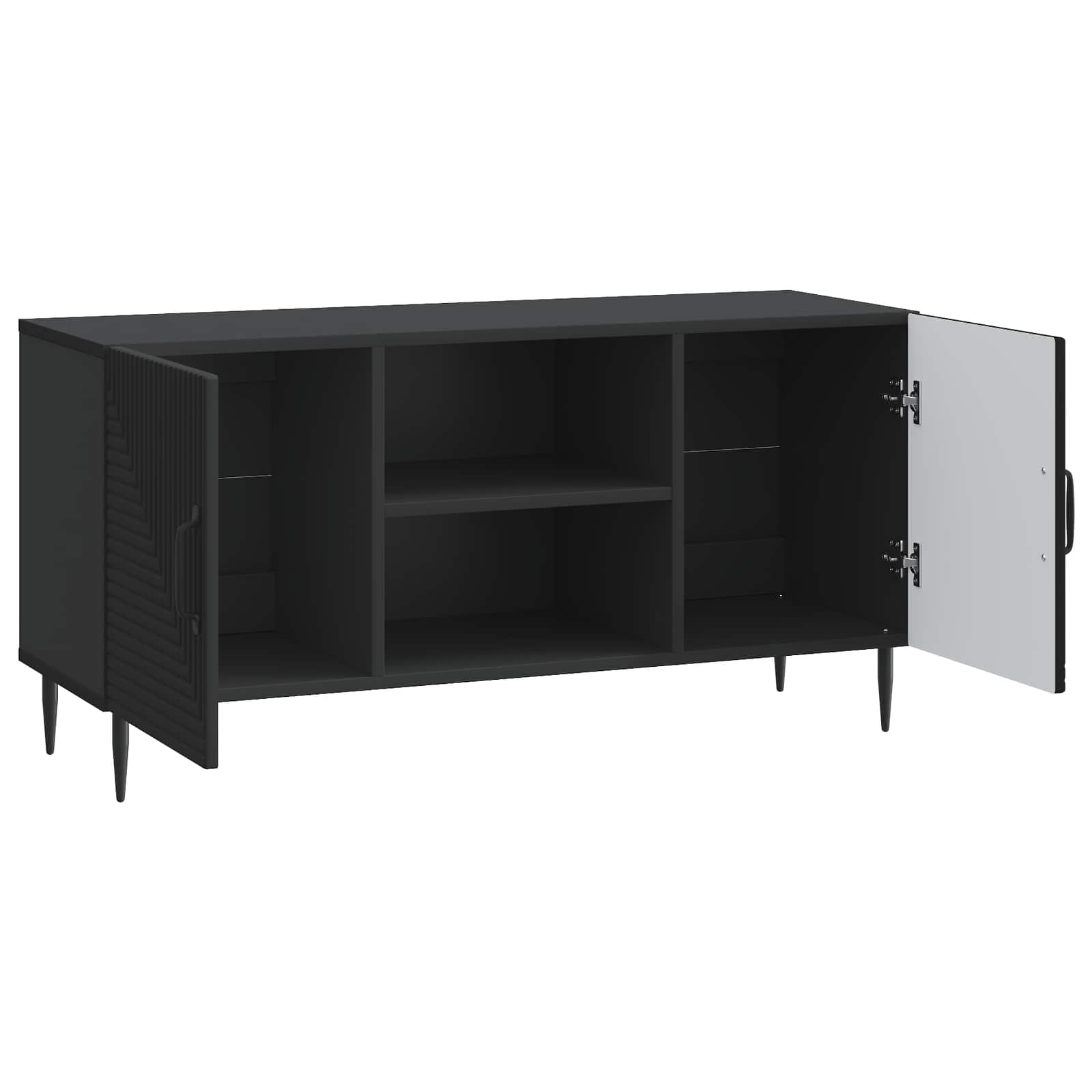 vidaXL Szafka pod telewizor Czarny 102 x 34,5 x 50 cm