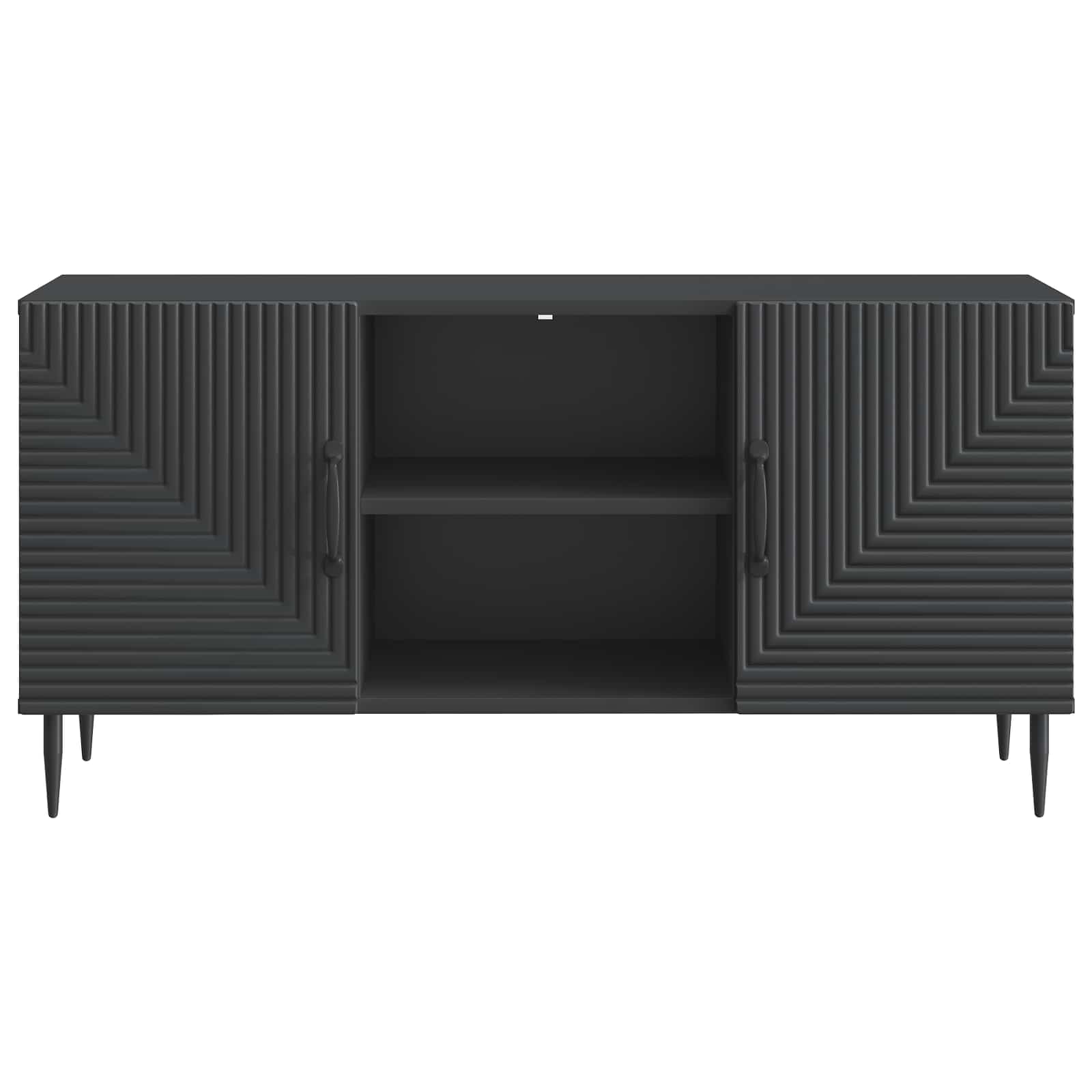 vidaXL Szafka pod telewizor Czarny 102 x 34,5 x 50 cm