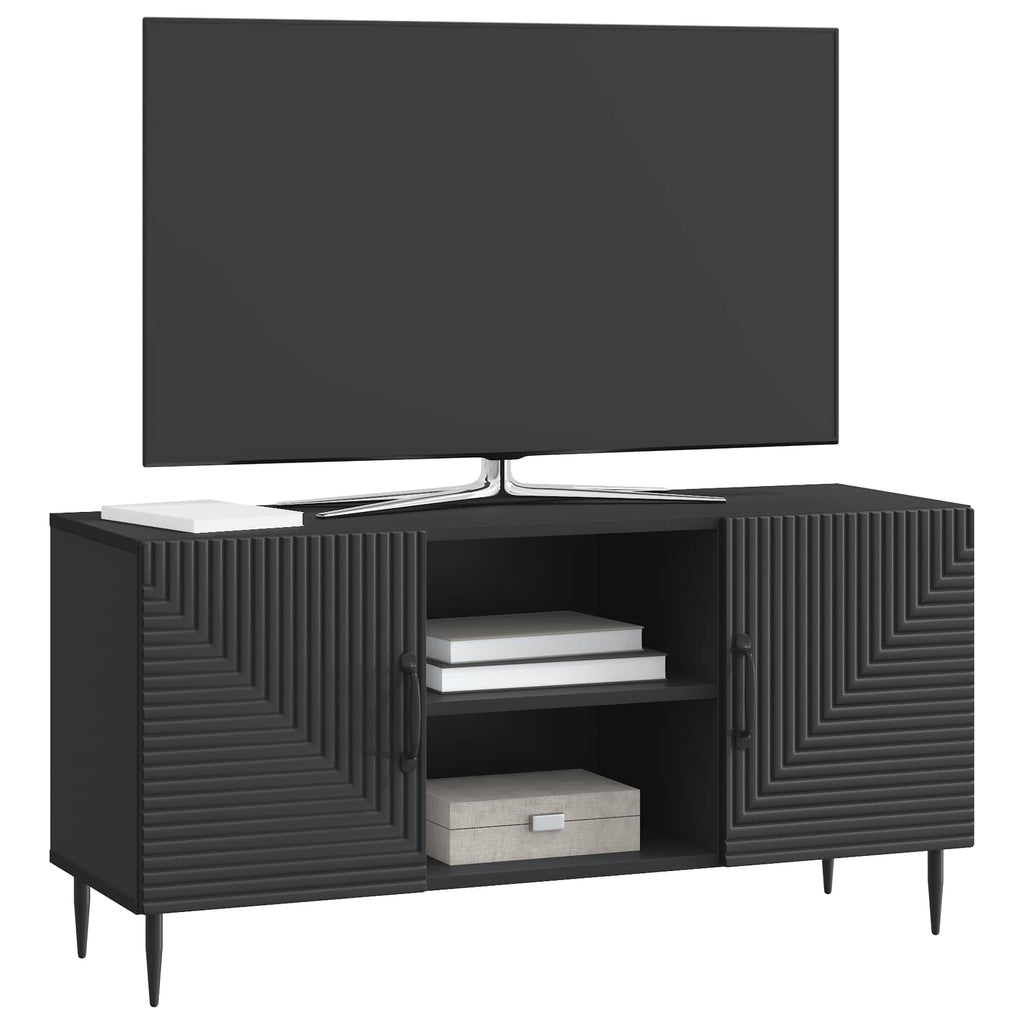 vidaXL Szafka pod telewizor Czarny 102 x 34,5 x 50 cm