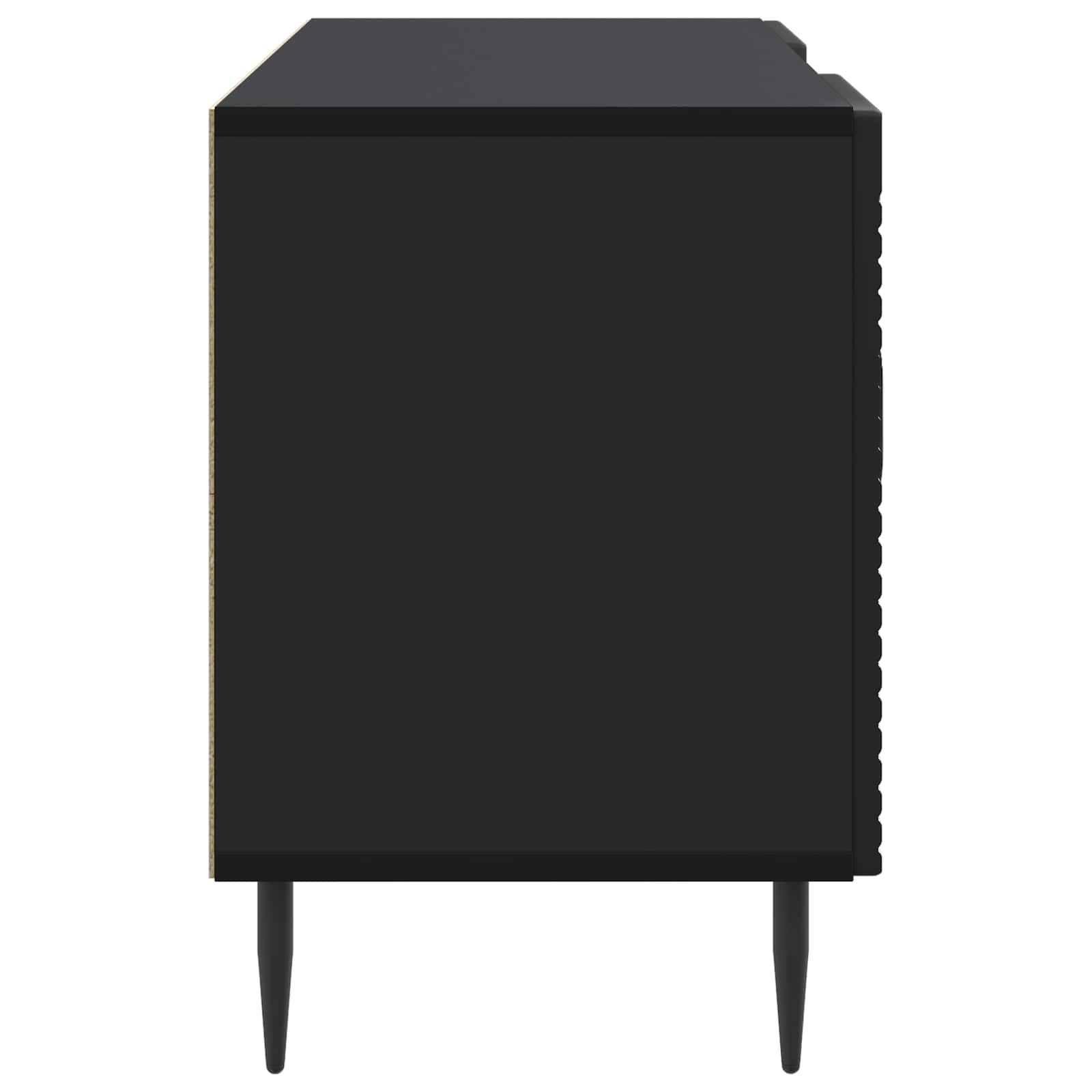 vidaXL Szafka pod telewizor Czarny 102 x 34,5 x 50 cm