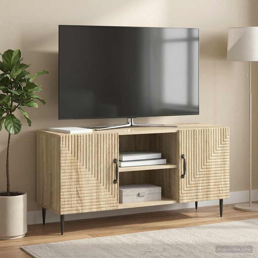 vidaXL Szafka pod telewizor dąb Sonoma 102 x 34,5 x 50 cm