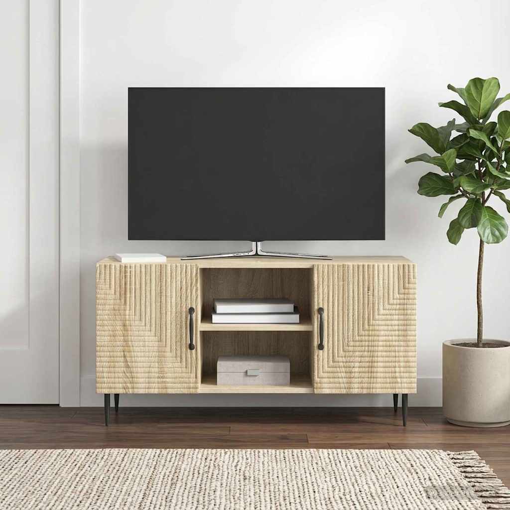 vidaXL Szafka pod telewizor dąb Sonoma 102 x 34,5 x 50 cm