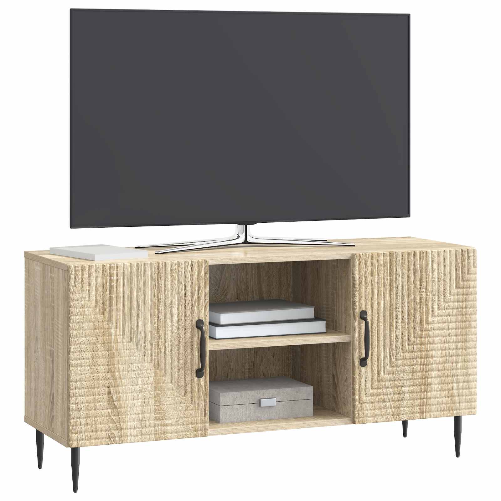 vidaXL Szafka pod telewizor dąb Sonoma 102 x 34,5 x 50 cm