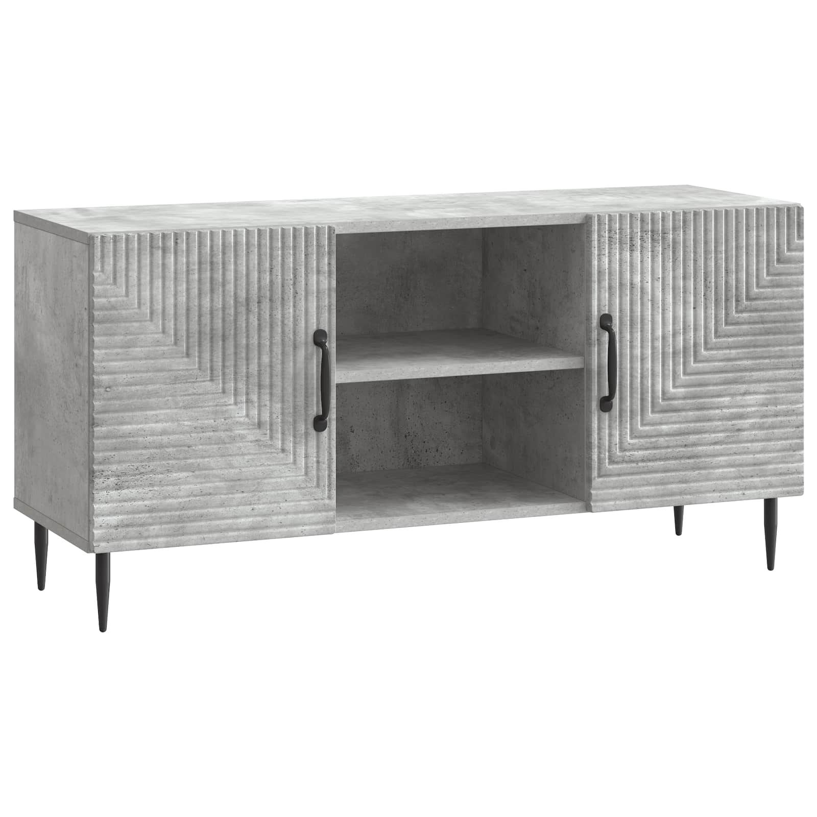 vidaXL Szafka pod telewizor Betonowy szary 102 x 34,5 x 50 cm