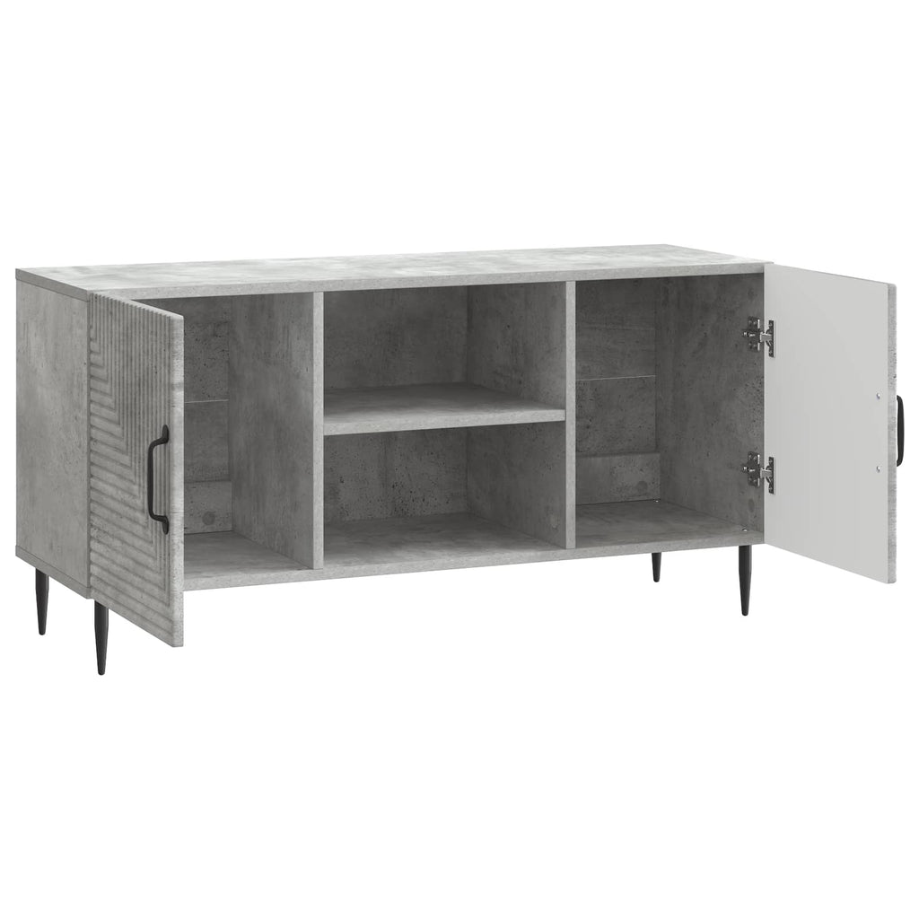 vidaXL Szafka pod telewizor Betonowy szary 102 x 34,5 x 50 cm
