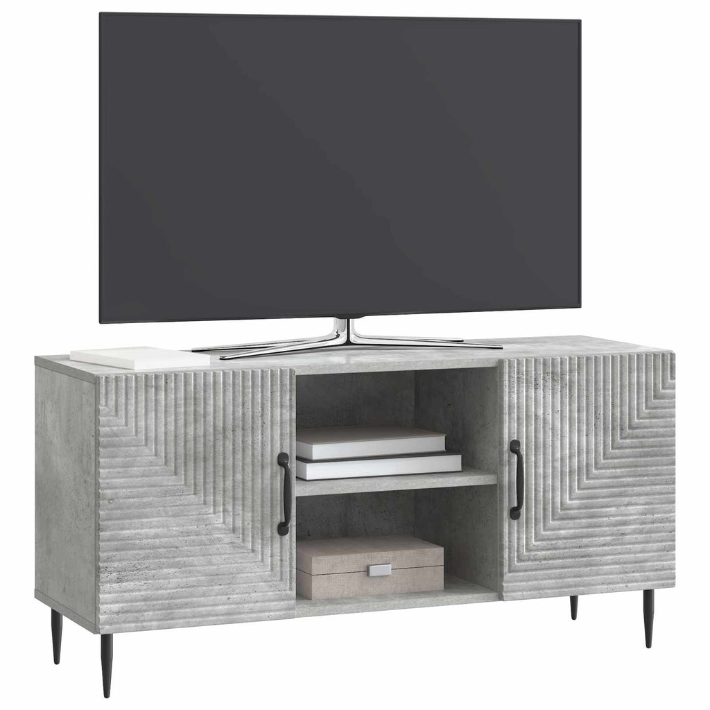 vidaXL Szafka pod telewizor Betonowy szary 102 x 34,5 x 50 cm