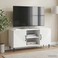 vidaXL Szafka pod telewizor Biały wysoki połysk 102 x 34,5 x 50 cm