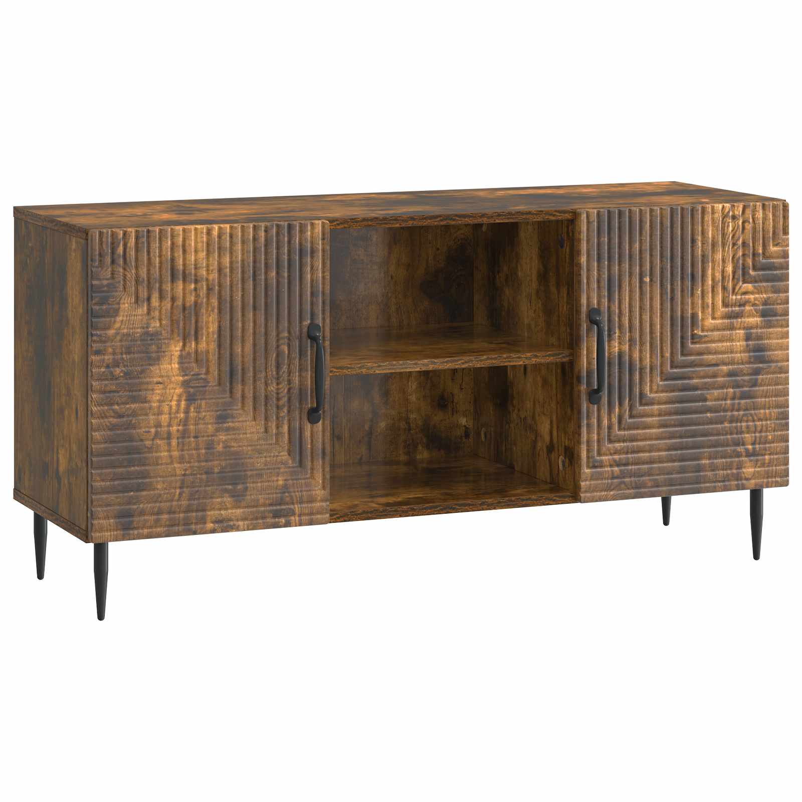 vidaXL Szafka pod telewizor Dąb wędzony 102 x 34,5 x 50 cm