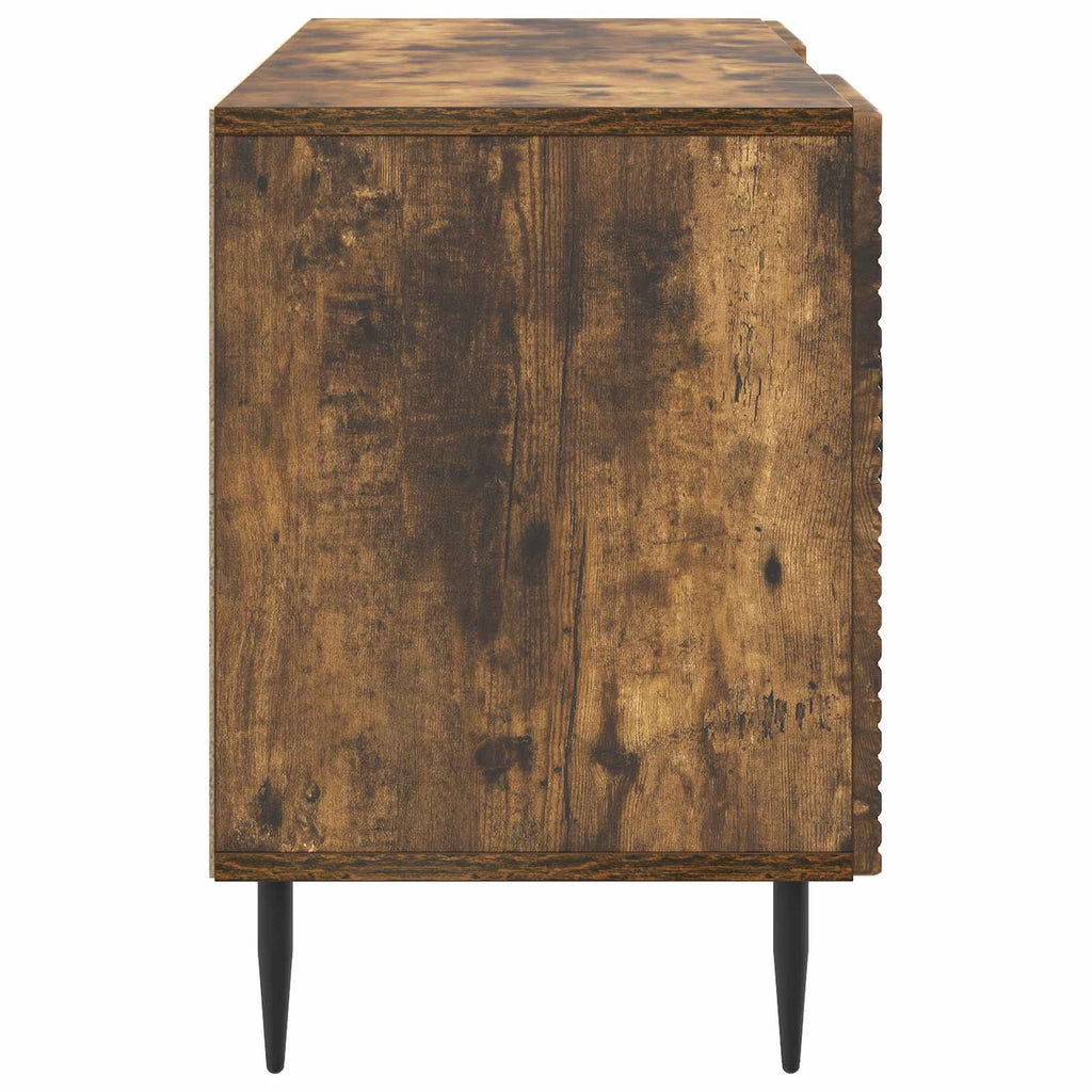 vidaXL Szafka pod telewizor Dąb wędzony 102 x 34,5 x 50 cm
