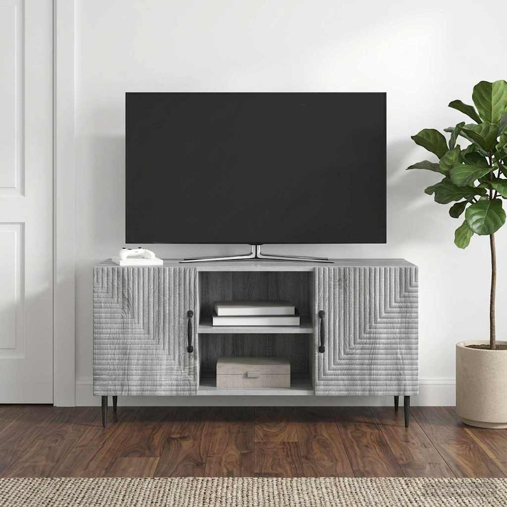 vidaXL Szafka pod telewizor Szary Sonoma 102 x 34,5 x 50 cm