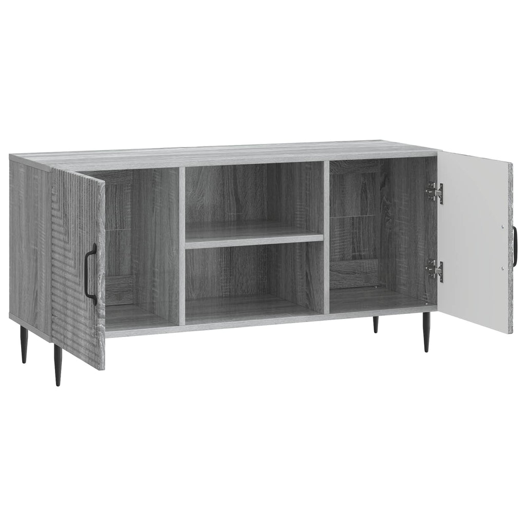 vidaXL Szafka pod telewizor Szary Sonoma 102 x 34,5 x 50 cm