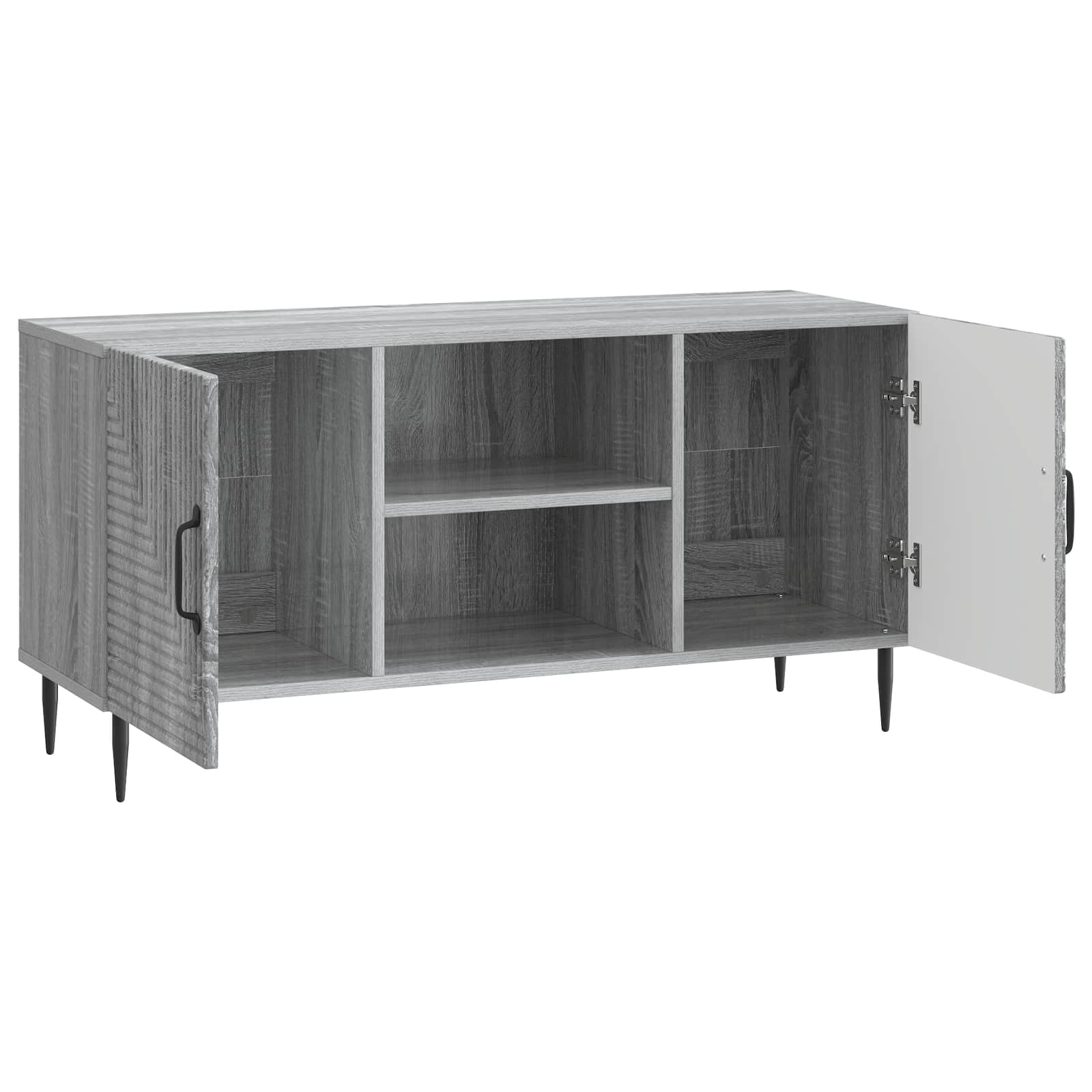 vidaXL Szafka pod telewizor Szary Sonoma 102 x 34,5 x 50 cm