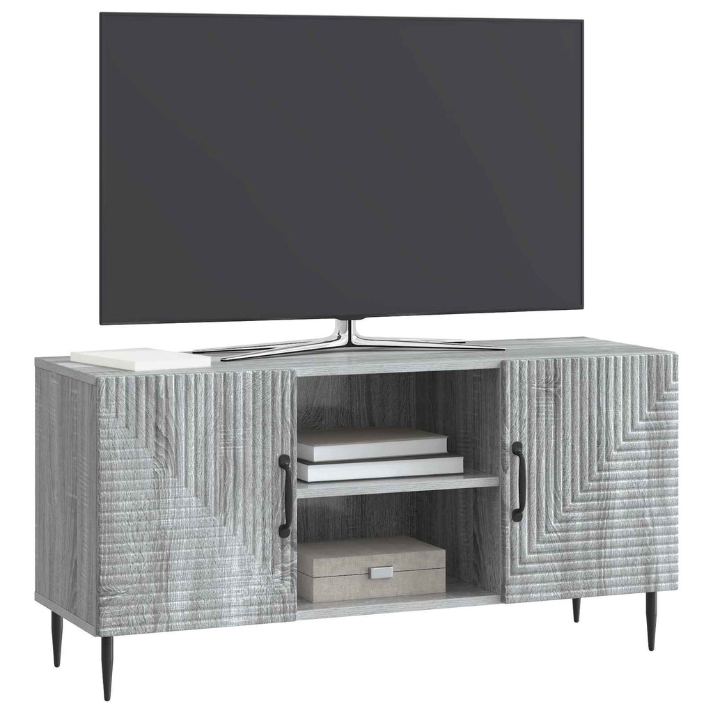 vidaXL Szafka pod telewizor Szary Sonoma 102 x 34,5 x 50 cm