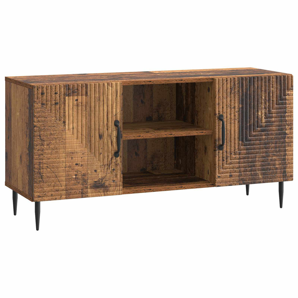 vidaXL Szafka pod telewizor Stare drewno 102 x 34,5 x 50 cm
