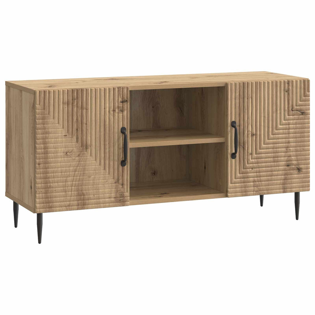vidaXL Szafka pod telewizor Dąb artisan 102 x 34,5 x 50 cm
