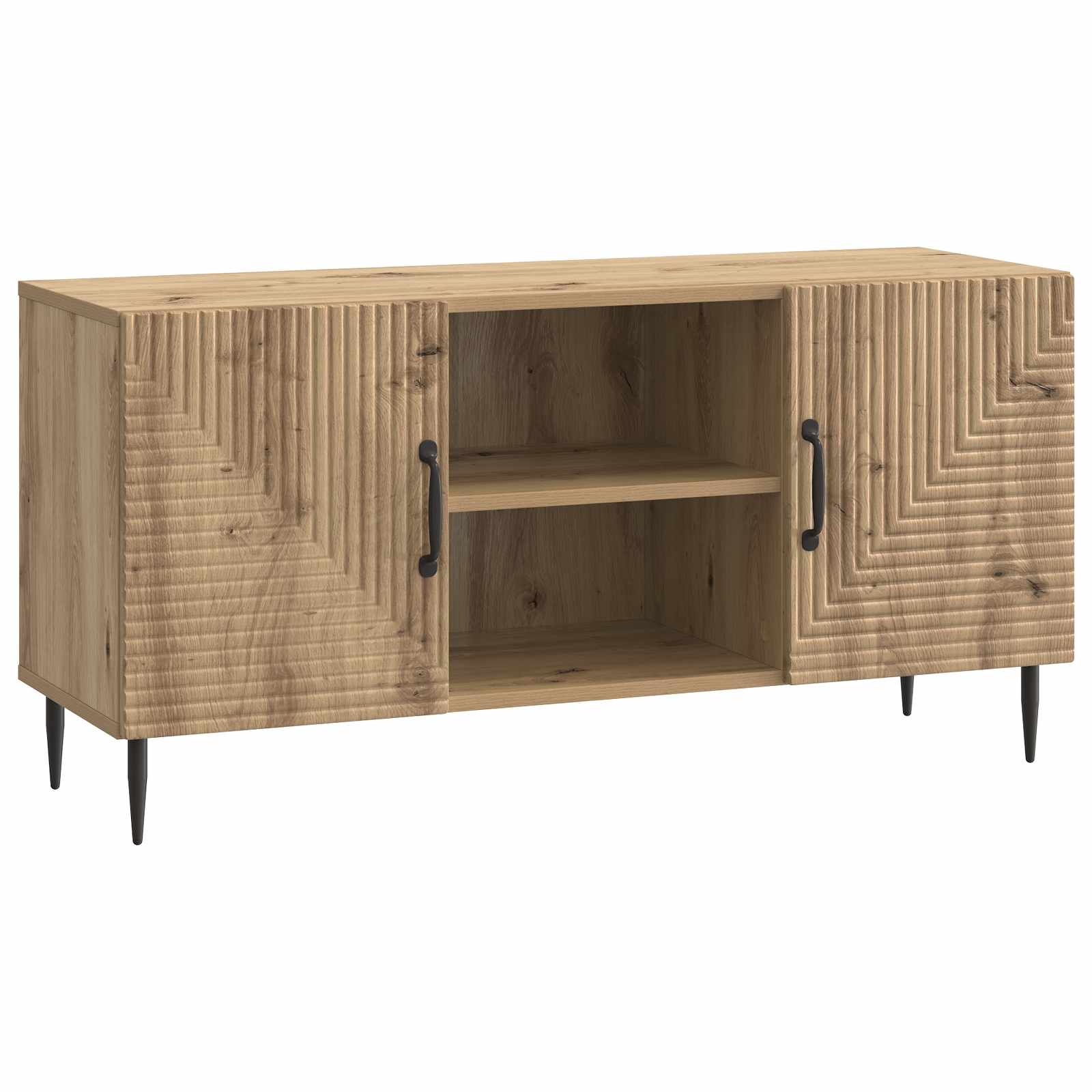 vidaXL Szafka pod telewizor Dąb artisan 102 x 34,5 x 50 cm