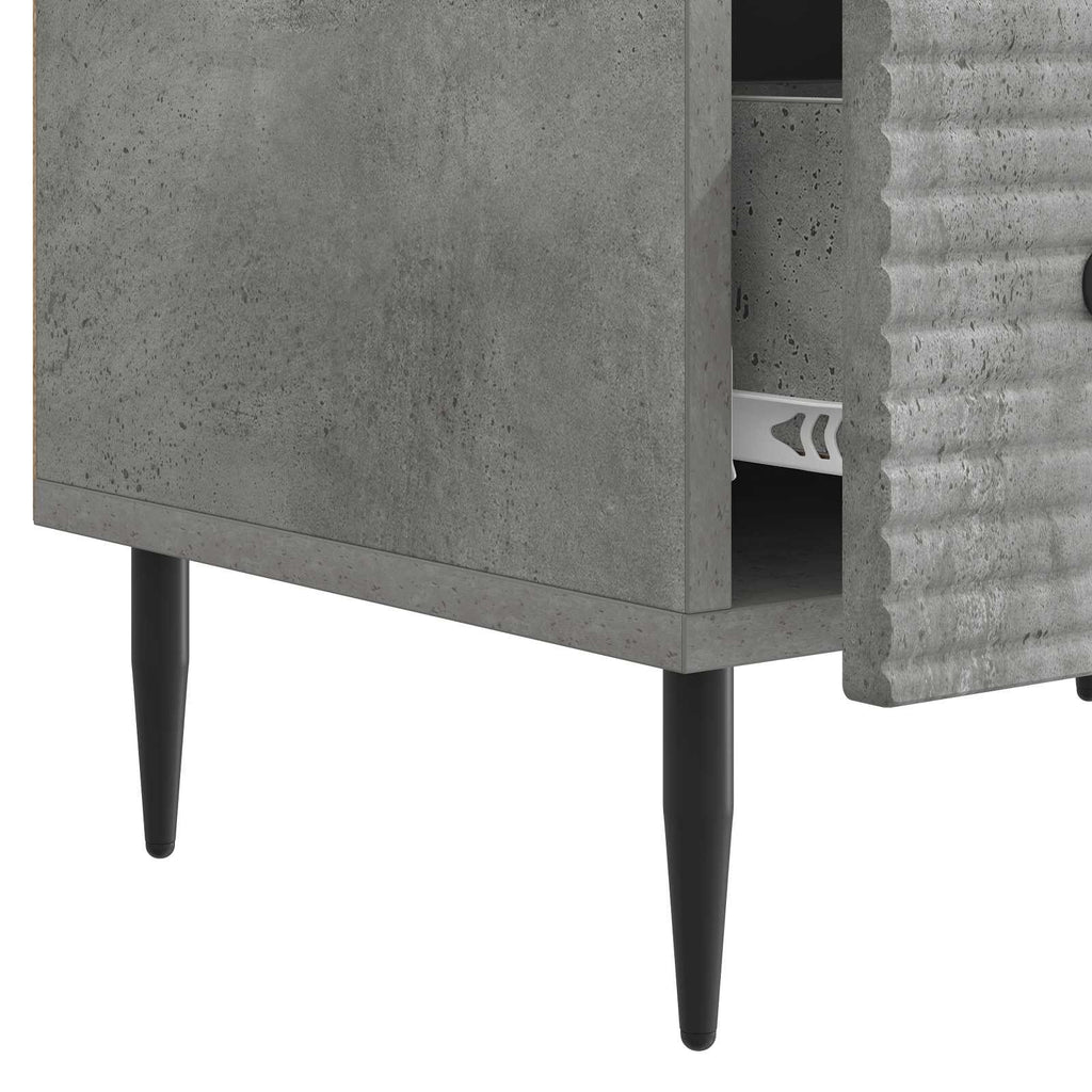 vidaXL Szafka pod telewizor Betonowy szary 147 x 34,5 x 30 cm