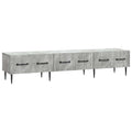 vidaXL Szafka pod telewizor Betonowy szary 147 x 34,5 x 30 cm