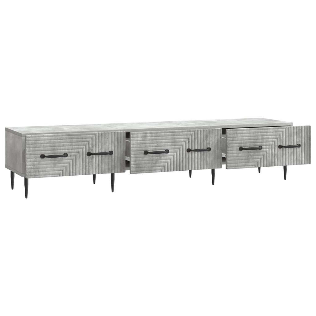 vidaXL Szafka pod telewizor Betonowy szary 147 x 34,5 x 30 cm