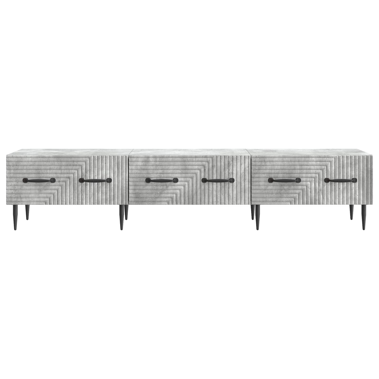 vidaXL Szafka pod telewizor Betonowy szary 147 x 34,5 x 30 cm