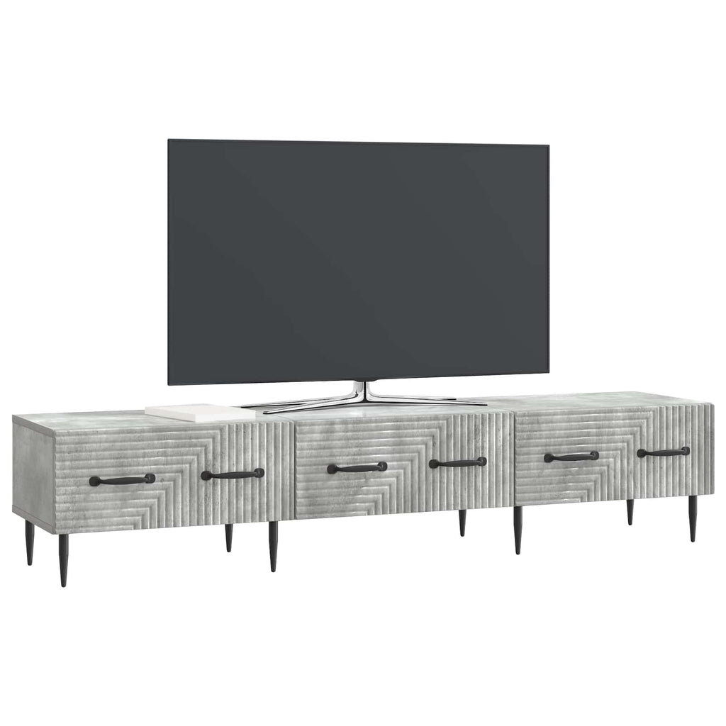 vidaXL Szafka pod telewizor Betonowy szary 147 x 34,5 x 30 cm